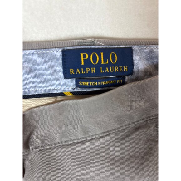 Polo Ralph Lauren Mens Stretch Straight Fit Chino Pants Gray 38x30 - Picture 2 of 12